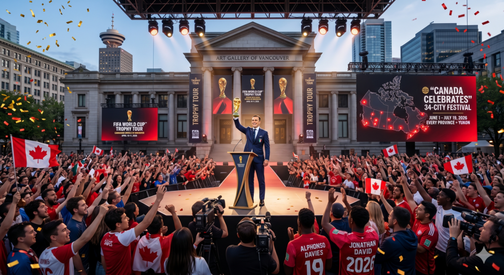 Trophy Tour Arrives in Canada: Cannavaro Unveils